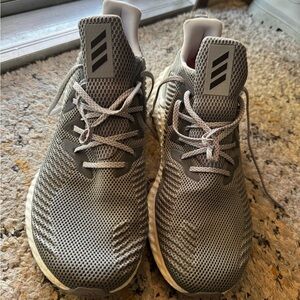 Adidas Men's Gray Athletic Sneakers